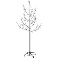 LED-Baum Kirschblüte Warmweiß 84 LEDs 120 cm vidaXL723240 von BONNEVIE