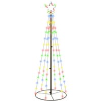 LED-Weihnachtsbaum,Outdoor-Lichterketten Kegelform Mehrfarbig 108 LEDs 70x180 cm vidaXL von BONNEVIE