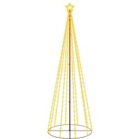 LED-Weihnachtsbaum,Outdoor-Lichterketten Kegelform Warmweiß 310 LEDs 100x300 cm vidaXL von BONNEVIE