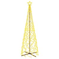 LED-Weihnachtsbaum,Outdoor-Lichterketten Kegelform Warmweiß 500 LEDs 100x300 cm vidaXL von BONNEVIE