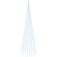 LED-Weihnachtsbaum für Fahnenmast,Outdoor-Lichterketten Kaltweiß 1134 LEDs 800 cm vidaXL von BONNEVIE