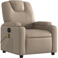 Massagesessel Elektrisch Cappuccino-Braun Kunstleder vidaXL238765 von BONNEVIE