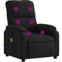 Bonnevie - Massagesessel Schwarz Mikrofasergewebe vidaXL514777 von BONNEVIE