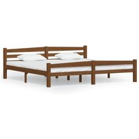 Massivholzbett, Doppelbett, Schlafzimmerbett, Bettgestell Honigbraun Kiefer 200x200 cm LLLA708462 Bonnevie Massivholzbett, Doppelbett, Schlafzimmerbett, Bettgestell Honigbraun Kiefer 200x200 cm LLLA708462 Bonnevie von BONNEVIE