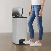 Vidaxl - Mülleimer mit Pedal Anti-Fingerabdruck 30 l Silbern Edelstahl Vidaxl - Mülleimer mit Pedal Anti-Fingerabdruck 30 l Silbern Edelstahl von VIDAXL