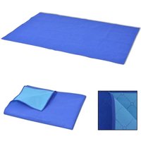 Bonnevie - Picknickdecke Blau und Hellblau 150x200 cm vidaXL462080 von BONNEVIE