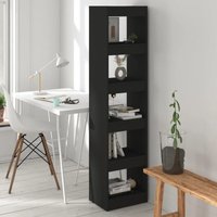 Raumteiler/Bücherregal Paravent Bücherschrank Schwarz 40x30x166 cm -BNC44230 von BONNEVIE