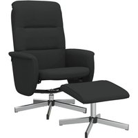 Bonnevie - Relaxsessel mit Hocker Schwarz Stoff vidaXL916720 von BONNEVIE