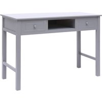Bonnevie - Schreibtisch Computertisch - Bürotisch Grau 110×45×76 cm Holz BV239149 von BONNEVIE