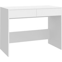 Jinlefu - vidaXL Schreibtisch Weiß 101x50x76,5 cm Holzwerkstoff Jinlefu - vidaXL Schreibtisch Weiß 101x50x76,5 cm Holzwerkstoff von JINLEFU