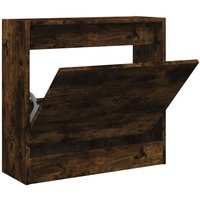Schuhschrank Räuchereiche 60x21x57 cm Holzwerkstoff Vidaxl Schuhschrank Räuchereiche 60x21x57 cm Holzwerkstoff Vidaxl von VIDAXL