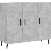 Sideboard Betongrau 90x34x80 cm Holzwerkstoff Vidaxl Grau von BONNEVIE