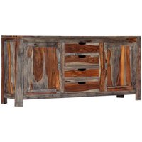 Sideboard,Küchenschrank,Kommode,Beistellschrank Grau 160 x 40 x 75 cm Massivholz CEIN854351 Bonnevie von BONNEVIE