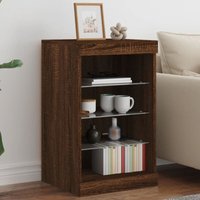Sideboard mit LED-Leuchten Braun Eichen-Optik 41x37x67 cm Vidaxl Sideboard mit LED-Leuchten Braun Eichen-Optik 41x37x67 cm Vidaxl von VIDAXL