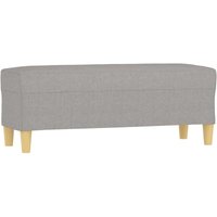 Sitzbank Hellgrau 100x35x41 cm Stoff Vidaxl Sitzbank Hellgrau 100x35x41 cm Stoff Vidaxl von VIDAXL