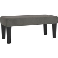 Vidaxl - Sitzbank Dunkelgrau 70x30x30 cm Samt von VIDAXL