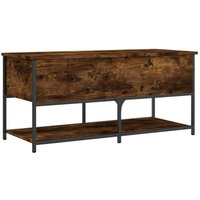 Sitzbank mit Stauraum Räuchereiche 100x42,5x47 cm Holzwerkstoff vidaXL50085 von BONNEVIE