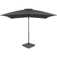 Sonnenschirm,Gartenschirm mit Schirmständer Anthrazit vidaXL von BONNEVIE