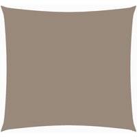 Bonnevie - Sonnensegel Oxford-Gewebe Quadratisch 6x6 m Taupe vidaXL55096 von BONNEVIE