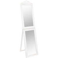 Bonnevie - Standspiegel Weiß 50x200 cm vidaXL761392 von BONNEVIE