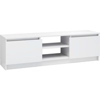 Bonnevie - TV-Schrank,TV-Möbel Hochglanz-Weiß 120×30×35,5 cm Holzwerkstoff vidaXL von BONNEVIE