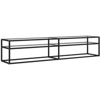 Riceel - vidaXL TV-Schrank Transparent 200x40x40,5 cm Hartglas von RICEEL