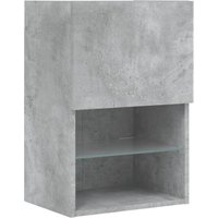 TV-Schrank mit LED-Leuchten Betongrau 40,5x30x60 cm vidaXL24282 von BONNEVIE