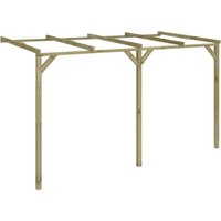 Terrassen-Pergola，Gartenpavillon，Überdachte Terrasse 2x4x2,2 m Holz XDGN979567 von BONNEVIE