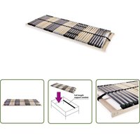 The Living Store Lattenrost mit 42 Latten 7 Zonen 90x200 cm - Lattenrost - Holzrahmen - Birkenholz - Buchenholz - Lattenrost 90x200 The Living Store Lattenrost mit 42 Latten 7 Zonen 90x200 cm - Lattenrost - Holzrahmen - Birkenholz - Buchenholz - Lattenrost 90x200 von BONNEVIE