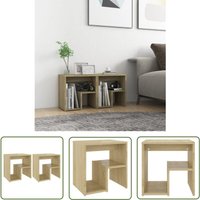 The Living Store Nachttische 2 Stk. Sonoma-Eiche 40x30x40 cm Holzwerkstoff - Nachttische - Holzwerkstoffe Möbel - Wohnzimmer Deko - Sideboard The Living Store Nachttische 2 Stk. Sonoma-Eiche 40x30x40 cm Holzwerkstoff - Nachttische - Holzwerkstoffe Möbel - Wohnzimmer Deko - Sideboard von BONNEVIE