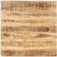 Tischplatte,Schreibtischplatte,Küchen Arbeitsplatte Massivholz Mango 15-16 mm 60x60 cm CCA176277 von BONNEVIE