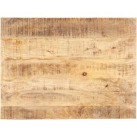Tischplatte，Schreibtischplatte，Küchen Arbeitsplatte Massivholz Mango 15-16 mm 70x60 cm CCA216289 BonneVie von MAISON CHIC