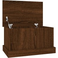 Vidaxl - Truhe Braun Eiche-Optik 50x30x28 cm Holzwerkstoff Braun von BONNEVIE