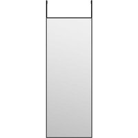 Bonnevie - Türspiegel Schwarz 30x80 cm Glas und Aluminium vidaXL40993 von BONNEVIE