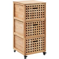 Vidaxl - Badschrank 41x41x91 cm Massivholz Walnuss von VIDAXL