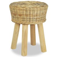 Bonnevie - Barhocker,Barstuhl Natur Rattan vidaXL von BONNEVIE