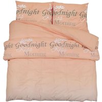 Vidaxl - Bettwäsche-Set Rosa 200x200 cm Baumwolle 964334 Vidaxl - Bettwäsche-Set Rosa 200x200 cm Baumwolle 964334 von VIDAXL