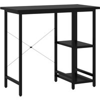 Vidaxl - Computertisch Schwarz 80x40x72 cm mdf und Metall Schwarz von BONNEVIE