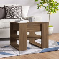 Jinlefu - Couchtisch Braun Eichen-Optik 55,5x55x45 cm Holzwerkstoff vidaXL Jinlefu - Couchtisch Braun Eichen-Optik 55,5x55x45 cm Holzwerkstoff vidaXL von JINLEFU