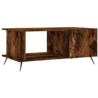 Jinlefu - Couchtisch Räuchereiche 90x50x40 cm Holzwerkstoff vidaXL Jinlefu - Couchtisch Räuchereiche 90x50x40 cm Holzwerkstoff vidaXL von JINLEFU