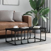 Jinlefu - Couchtisch Schwarz 100x50x35,5 cm Holzwerkstoff vidaXL von JINLEFU