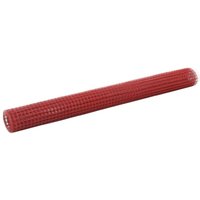 Bonnevie - Drahtzaun Stahl,Maschendrahtzaun mit PVC-Beschichtung 10x1,5 m Rot vidaXL von BONNEVIE