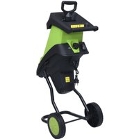 Elektrischer Gartenhäcksler mit 2 Ersatzklingen 2400 w vidaXL290341 von BONNEVIE