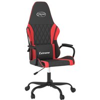 Bonnevie - Gaming-Stuhl mit Massagefunktion Schwarz und Rot Kunstleder vidaXL726551 von BONNEVIE