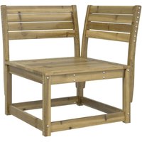 Bonnevie - Garten-Ecksofa 73x73x78 cm Kiefernholz Imprägniert vidaXL30623 von BONNEVIE