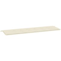 Bonnevie - Gartenbank-Auflage Ruhebank Creme 180x50x3 cm Oxford-Gewebe vidaXL von BONNEVIE