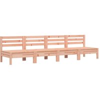 Vidaxl - Gartensofas ohne Armlehnen 4 Stk. Massivholz Douglasie von VIDAXL