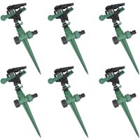 Impuls-Rasensprenger Sprenger Sprinkler Impulsregner 6er Vidaxl Impuls-Rasensprenger Sprenger Sprinkler Impulsregner 6er Vidaxl von VIDAXL