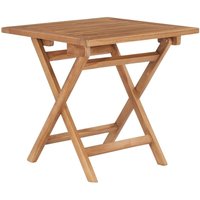 Klappbarer Gartentisch,Terrassentisch 45x45x45 cm Teak Massivholz vidaXL von BONNEVIE