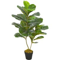 Bonnevie - Künstliche Pflanze Geigen-Feige mit Topf Grün 90 cm vidaXL567871 von BONNEVIE